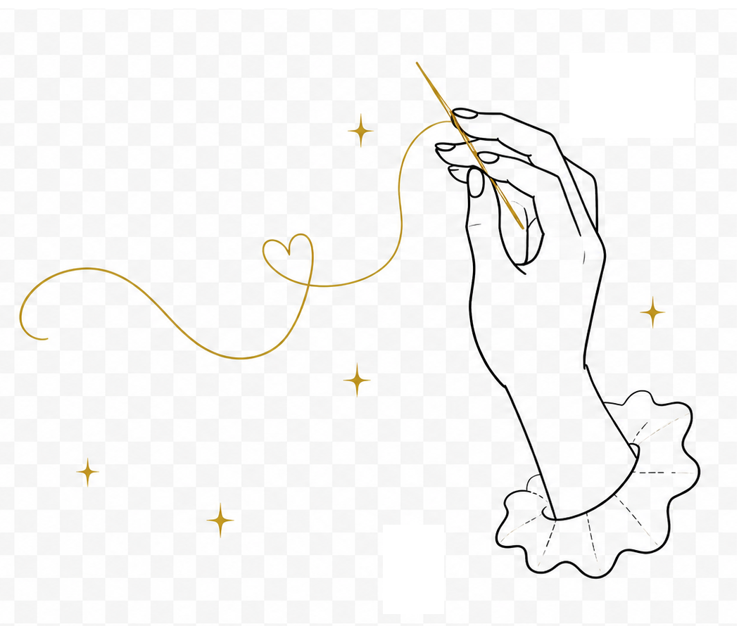 Hand threading needle